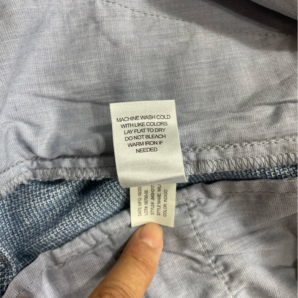 NWT johnnie-O Indigo Golf Shorts with Subtle Texture - Picture 10 of 11